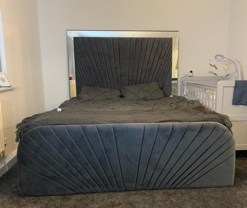 The Nova Mirrored Bed Frame