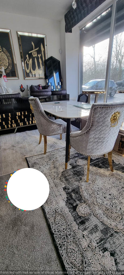 Venice Marble/Ceramic Dining Table 1.2 and 1.5m