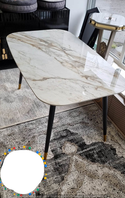 Venice Marble/Ceramic Dining Table 1.2 and 1.5m