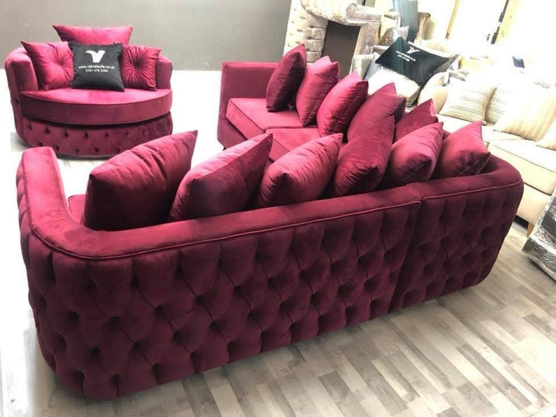 Arianna Premier Velvet Corner Sofa