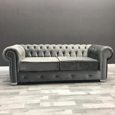 RICHMOND'S CHESTERFIELD LUSTRO CRUSHED VELVET SOFA RANGE