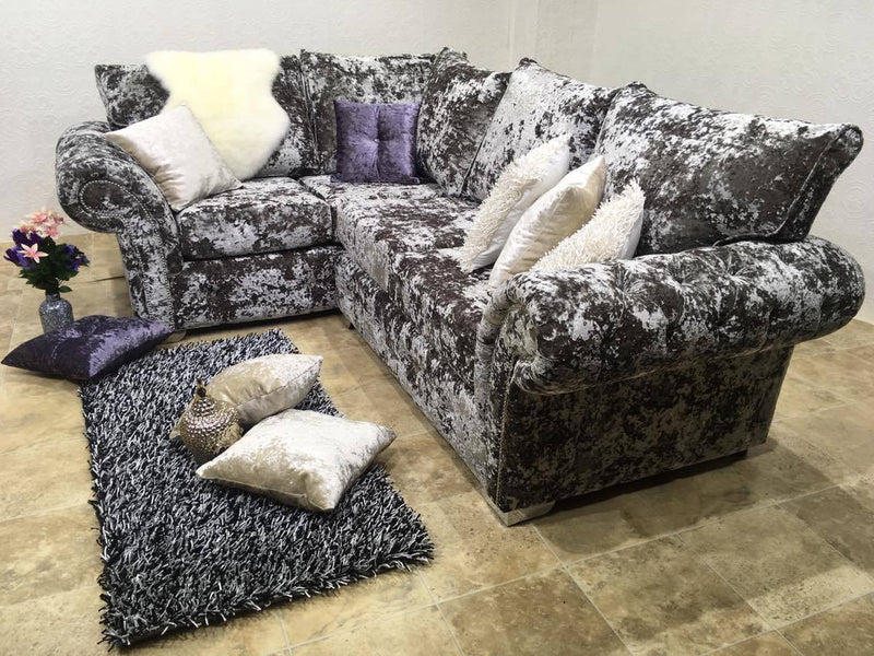 Duresta Lustro Crushed Velvet Sofa Range