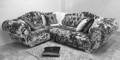 FABRAGE LUSTRO CRUSHED VELVET SOFA RANGE