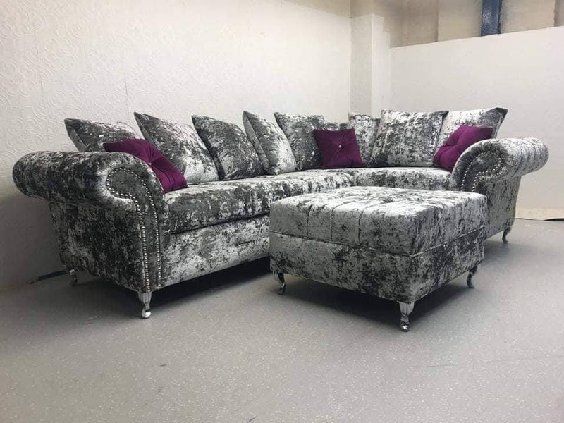 Duresta Lustro Crushed Velvet Sofa Range