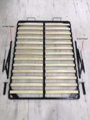 SLATTED OTTOMAN LIFT UP STORAGE MECHANISM - NOT SOLD ON ITS OWN