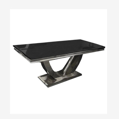 Arial Marble & Glass Coffee Table