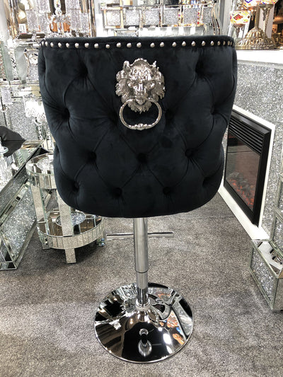 Valentino Luxury Lion KnockerBack Barstool - 4 Colours