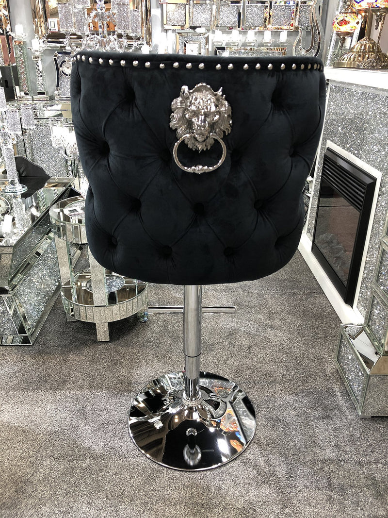 Valentino Luxury Lion KnockerBack Barstool - 4 Colours