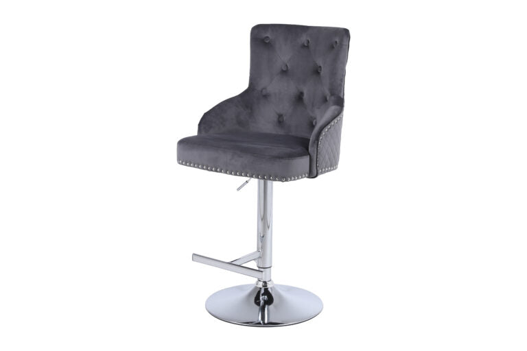 Majestic Luxury Barstool Round knocker back Adjustable Height