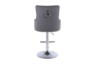 Majestic Luxury Barstool Round knocker back Adjustable Height