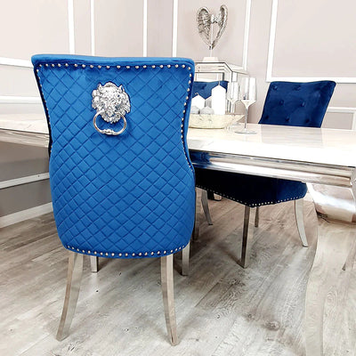 Louis Round Dining Table + 4 x Majestic Dining Chairs