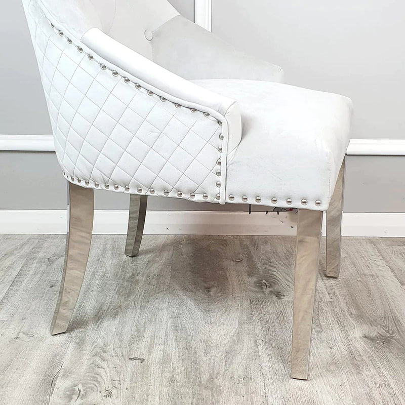 Louis Dining Table + Majestic Dining Chairs