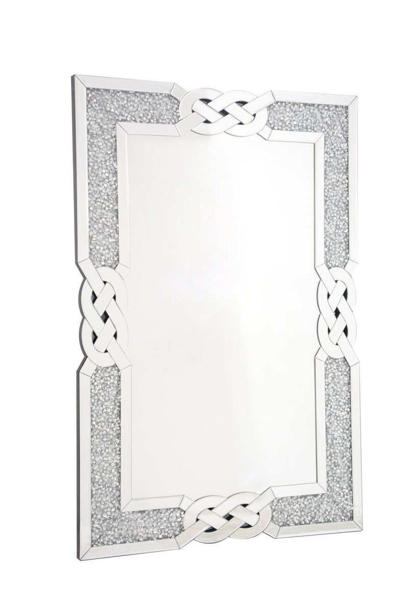 Crushed Diamond Rope Wall Mirror