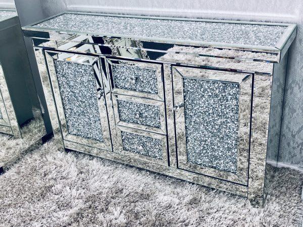 Crushed Diamond Large Sideboard