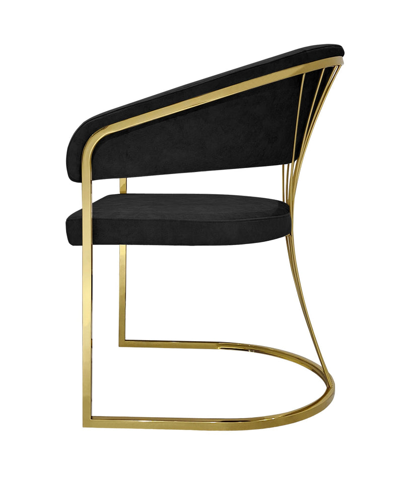 Porado Black Dining Chair