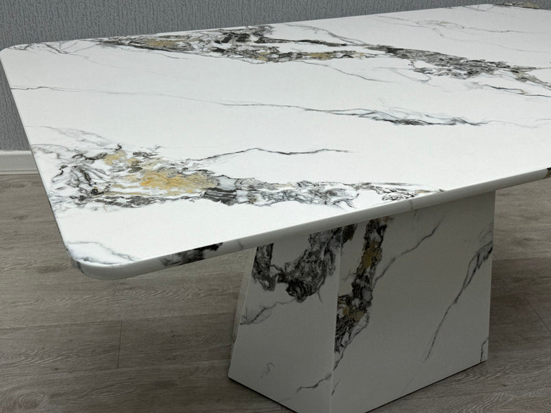 Capri Marble Effect Dining Table