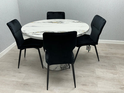 Capri Marble Effect Dining Table