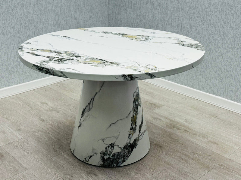 Capri Marble Effect Dining Table