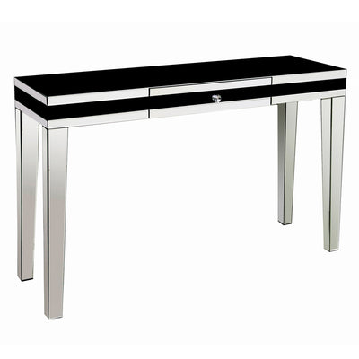 London Black Console Table With Draw
