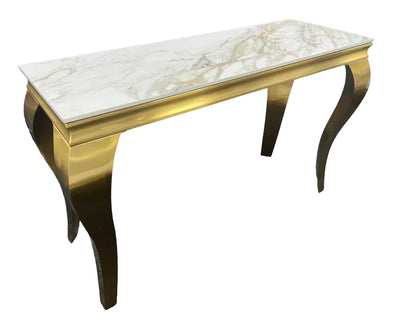 Lewis Gold 1.2m Ceramic Console Table