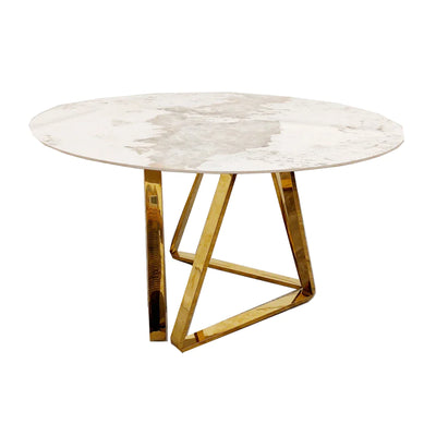 Nero 1.2 Round Dining Table with Sintered Stone Top