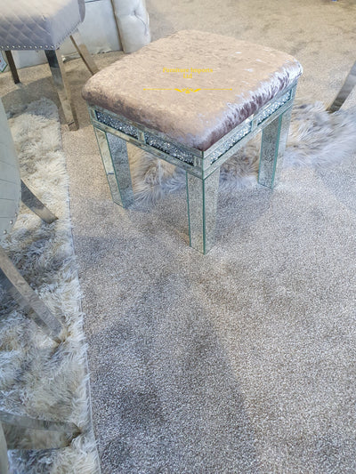 Crushed Diamond Dresser Stool