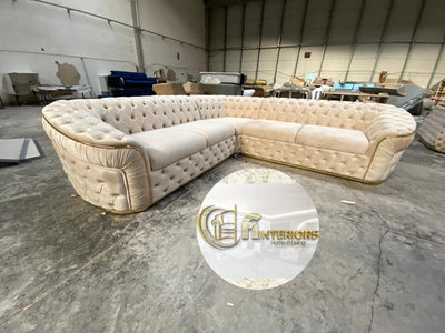 Chrometrimsofa goldtrimsofa velvetsofa dubaisofacollection plushvelvetsofas luxurysofa uniquesofas furniture sofas sofa cornersofa 3+2sofa homedecor design interiordesign livingroom home furnituredesigns love bespoke bespokesofas