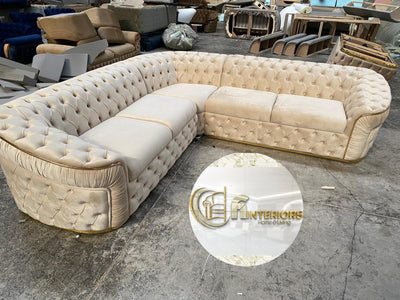 Chrometrimsofa goldtrimsofa velvetsofa dubaisofacollection plushvelvetsofas luxurysofa uniquesofas furniture sofas sofa cornersofa 3+2sofa homedecor design interiordesign livingroom home furnituredesigns love bespoke bespokesofas