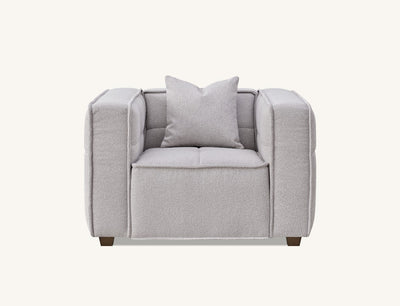 Aluxo Murray Sofa Range in Putty Boucle Fabric