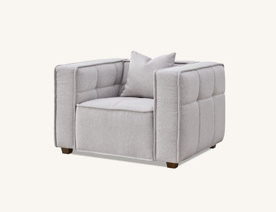 Aluxo Murray Sofa Range in Putty Boucle Fabric