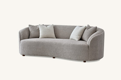 Aluxo Nolita Boucle Teddy Sofa and Accent Chair