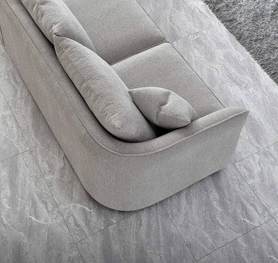 Aluxo Rubin Corner Chaise in Pebble Boucle