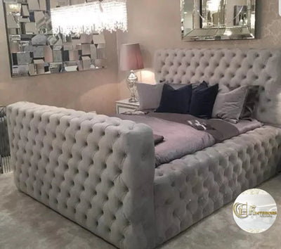 Ambassador premium bed frame plush velvet