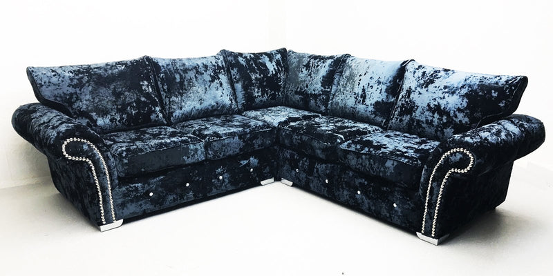 Duresta Lustro Crushed Velvet Sofa Range