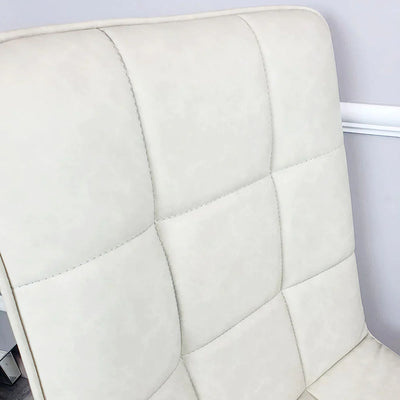 Tara Faux Leather Dining Chair  with plain Back & Stitch Detail