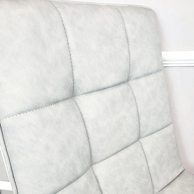 Tara Faux Leather Dining Chair  with plain Back & Stitch Detail