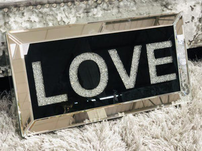 Plain Mirrored Love Mirror