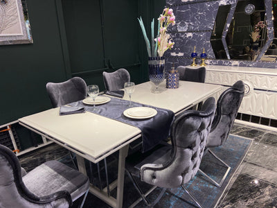 NOVA METAL PLATING DINING CHAIRS