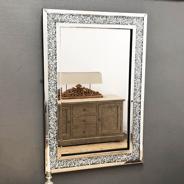 Gatsby Full Crystal Framed Mirror 80 x 120cm