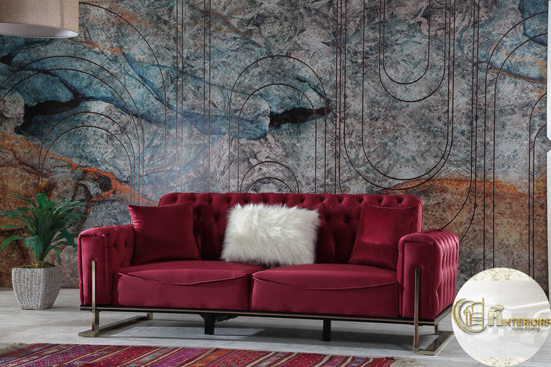 Scarlet Sofa Range Plush Velvet 3+2 - Choose Combination