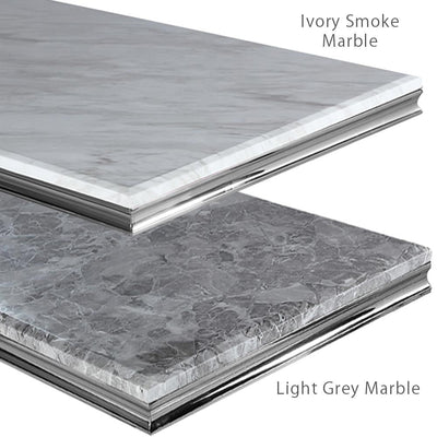 Arianna Grey Marble Coffee Table