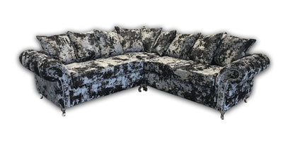 RICHMOND'S CHESTERFIELD LUSTRO CRUSHED VELVET SOFA RANGE