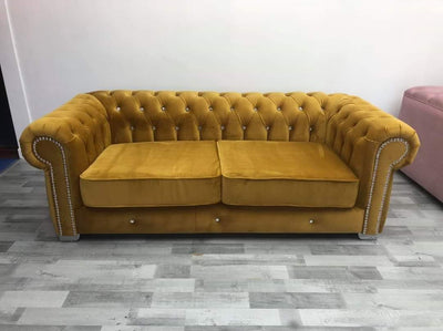 Rockingham Chesterfield French Velvet Sofa Range