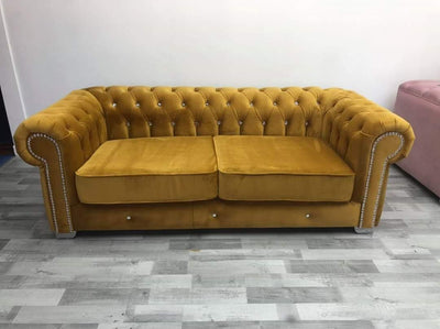 Rockingham Chesterfield French Velvet Sofa Range