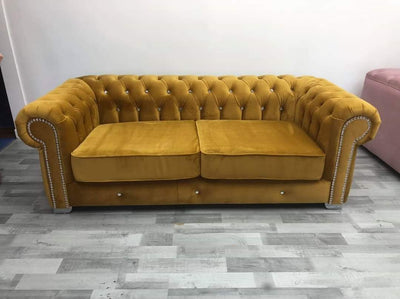 Rockingham Chesterfield French Velvet Sofa Range